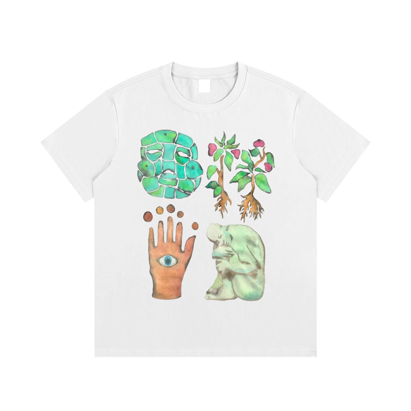 Rain Tee – Weird Little Lines